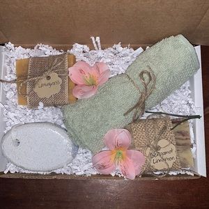 Goats milk soap gift box
